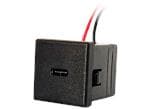 Qualtek Electronics QKRC Snap-in USB Type C Power Supply Receptacle