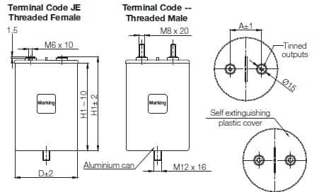 Chart - KYOCERA AVX FFLI Film Capacitors