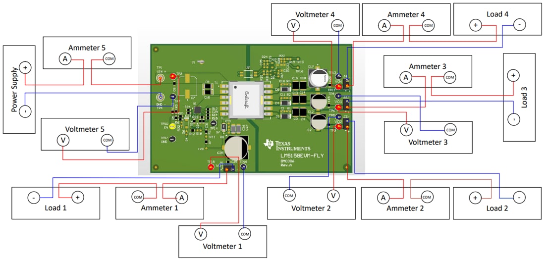 Mechanical Drawing - Texas Instruments LM5158EVM-FLY Converter Evaluation Module