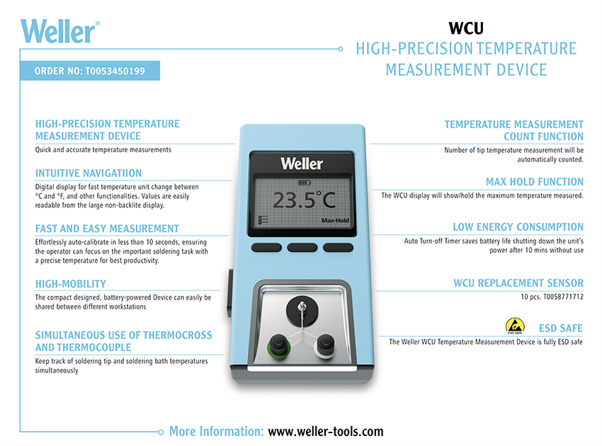 Infographic - Apex Tool Group WCU High Precision Temperature Measurement Device Infographic - Apex Tool Group WCU High Precision Temperature Measurement Device