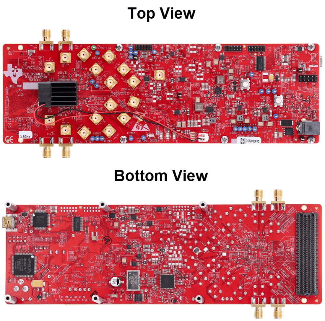 Mechanical Drawing - Texas Instruments AFE8030-3P5EVM RF Transceiver Evaluation Module