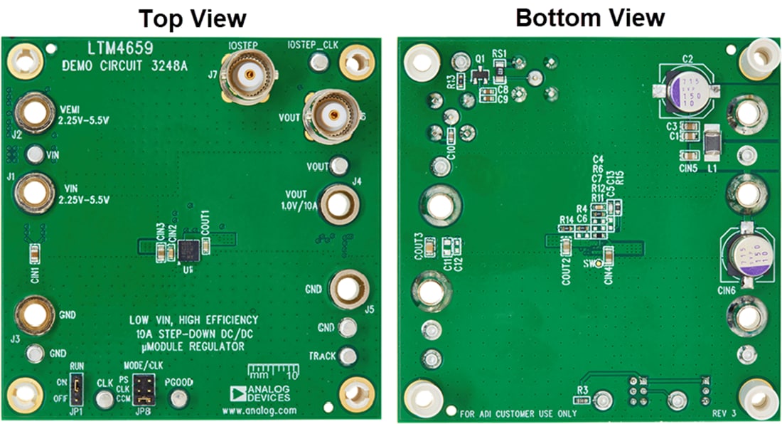 Mechanical Drawing - Analog Devices Inc. DC3248A Evaluation Board for LTM4659