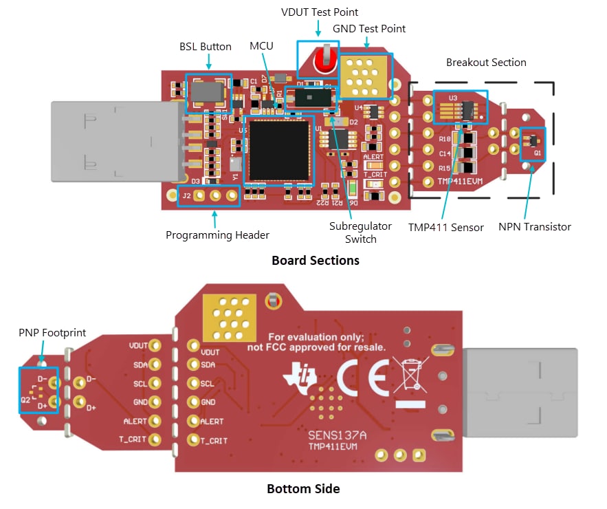 Texas Instruments TMP411EVM Evaluation Module